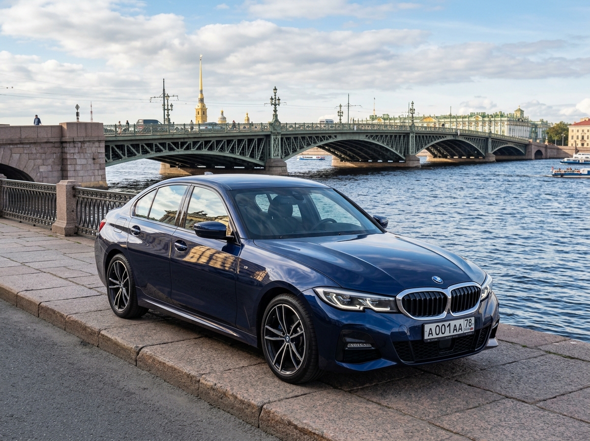 Подобранный седан BMW 3 Series