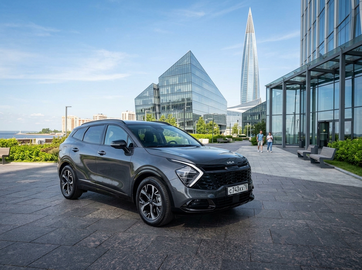 Проверяемый кроссовер Kia Sportage